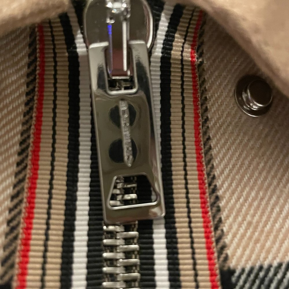 SOLD - Burberry Exaggerated Check Wool Cotton Overshirt - Picture 2 of 8